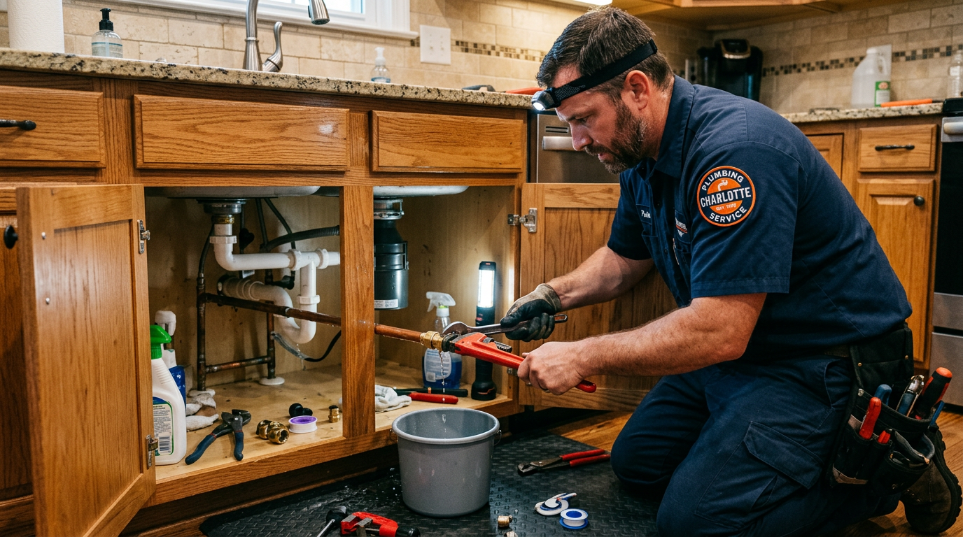 Charlotte emergency plumbing repair and leak detection - 24 hour plumber